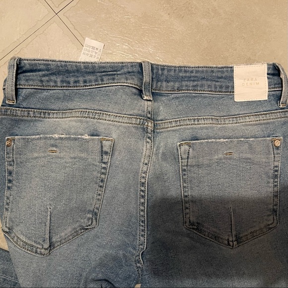 ZARA Mid-rise ripped skinny jeans - Picture 3 of 3